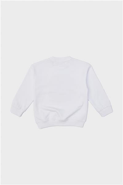 Nebbati Erkek Çocuk Beyaz Sweatshirt