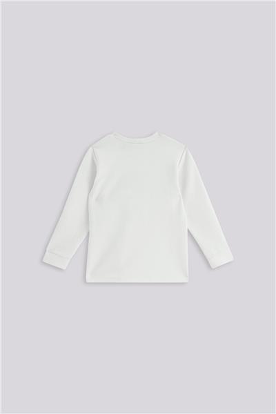 Nebbati Boy White SweatshirtNebbati Boy White Sweatshirt