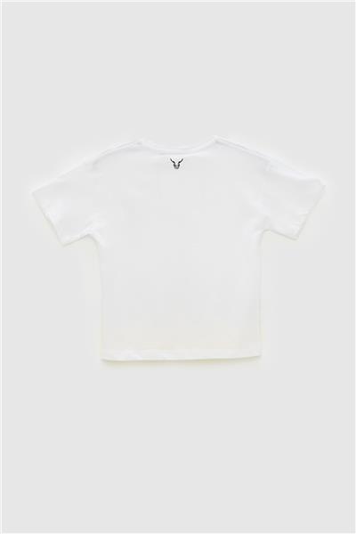 Nebbati Erkek Çocuk Beyaz T-Shirt