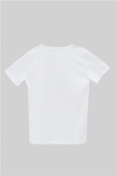 Nebbati Erkek Çocuk Beyaz T-Shirt