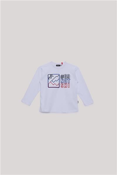 Nebbati Erkek Çocuk Beyaz T-Shirt