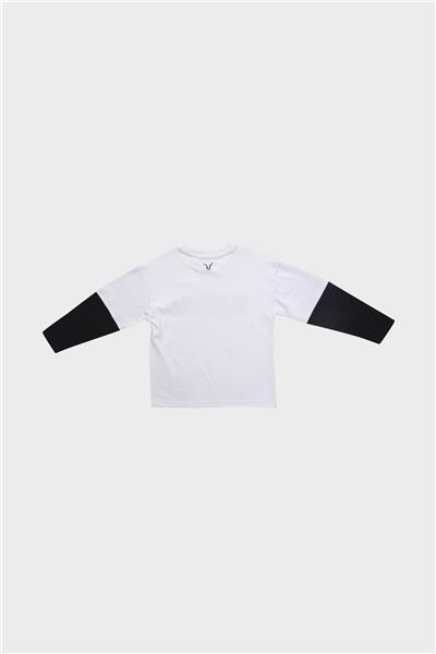 Nebbati Erkek Çocuk Beyaz T-Shirt