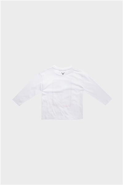 Nebbati Erkek Çocuk Beyaz T-Shirt