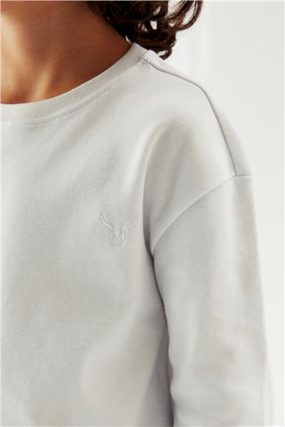 Nebbati Erkek Çocuk Beyaz T-Shirt