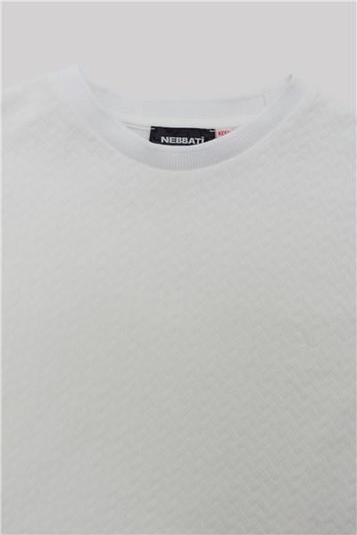 Nebbati Erkek Çocuk Beyaz T-Shirt