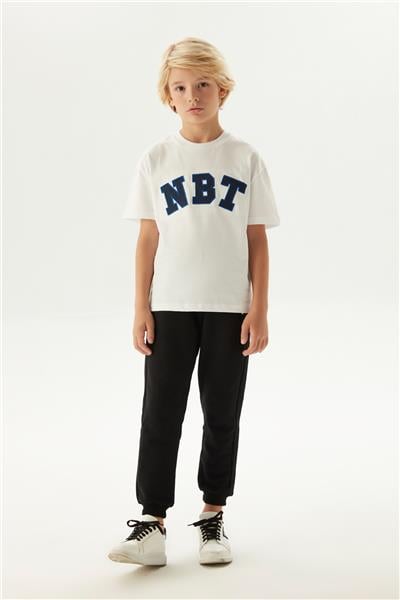 Nebbati Erkek Çocuk Beyaz T-Shirt