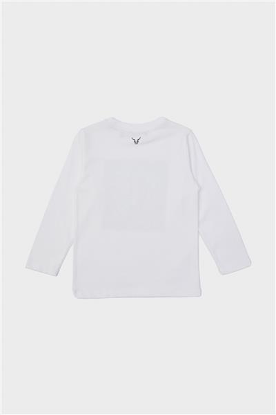 Nebbati Erkek Çocuk Beyaz T-Shirt