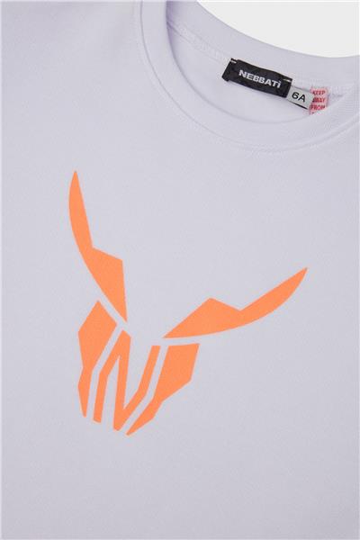 Nebbati Erkek Çocuk Beyaz T-Shirt