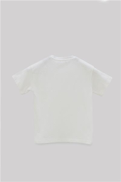 Nebbati Erkek Çocuk Beyaz T-Shirt
