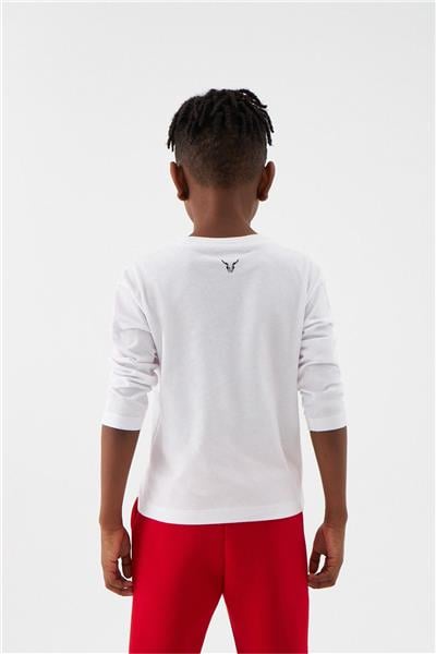 Nebbati Erkek Çocuk Beyaz T-Shirt