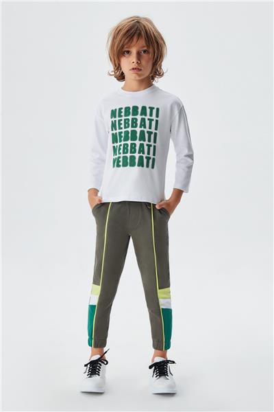 Nebbati Erkek Çocuk Beyaz T-Shirt