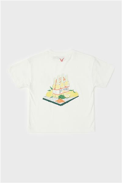 Nebbati Erkek Çocuk Beyaz T-Shirt
