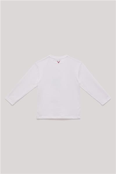 Nebbati Erkek Çocuk Beyaz T-Shirt