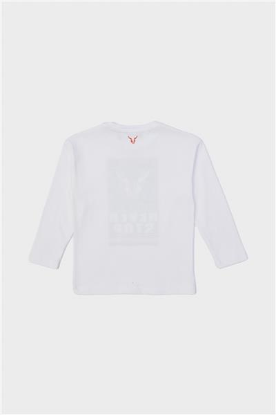 Nebbati Erkek Çocuk Beyaz T-Shirt