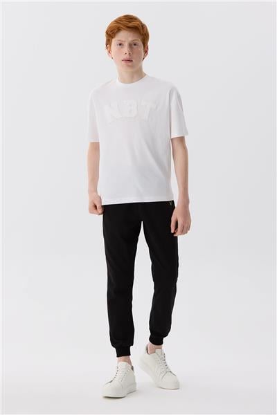 Nebbati Erkek Çocuk Beyaz T-Shirt