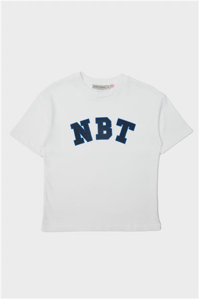 Nebbati Erkek Çocuk Beyaz T-Shirt
