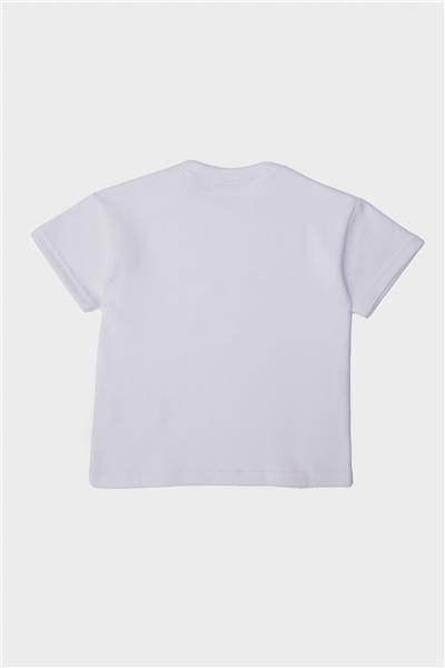 Nebbati Erkek Çocuk Beyaz T-Shirt