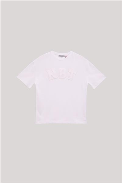 Nebbati Erkek Çocuk Beyaz T-Shirt