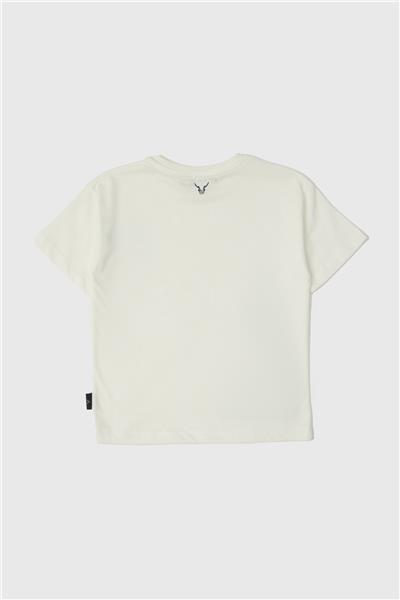 Nebbati Erkek Çocuk Beyaz T-Shirt