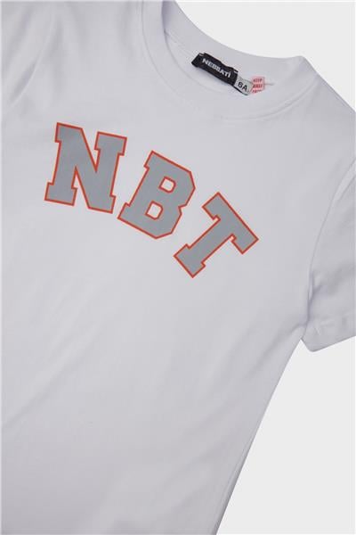 Nebbati Erkek Çocuk Beyaz T-Shirt