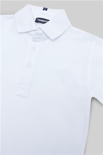 Nebbati Erkek Çocuk Beyaz T-Shirt