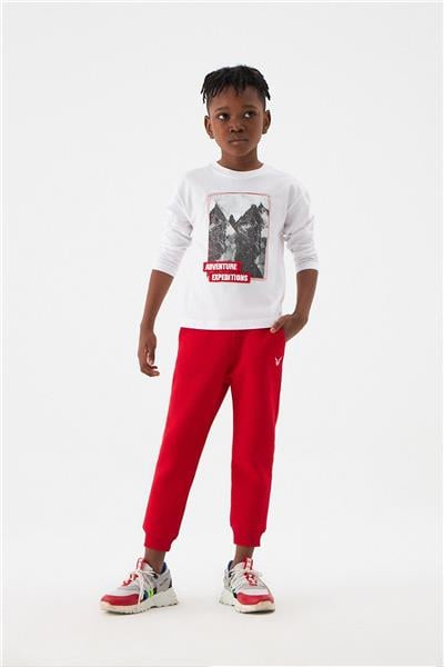 Nebbati Erkek Çocuk Beyaz T-Shirt