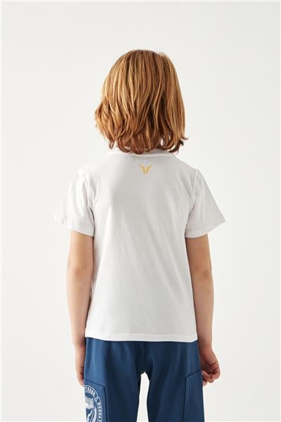 Nebbati Erkek Çocuk Beyaz T-Shirt