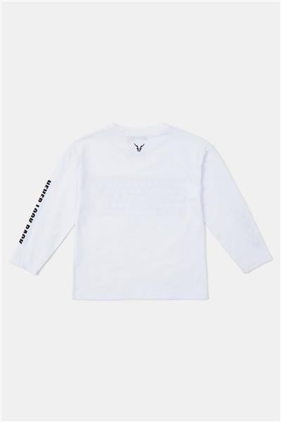 Nebbati Erkek Çocuk Beyaz Tshirt