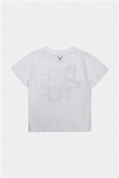 Nebbati Erkek Çocuk Beyaz Tshirt