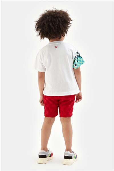 Nebbati Erkek Çocuk Beyaz Tshirt