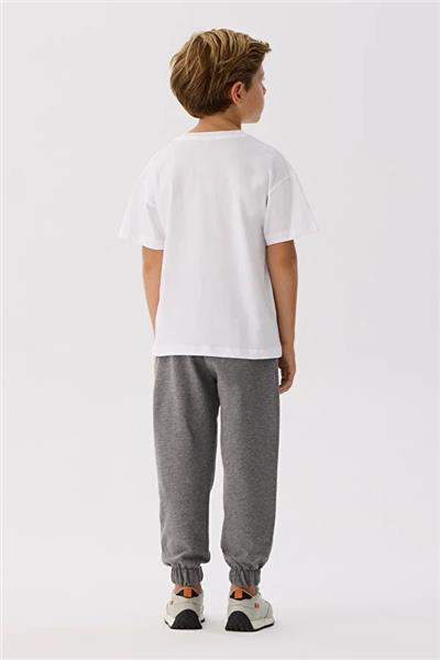 Nebbati Erkek Çocuk Beyaz Tshirt