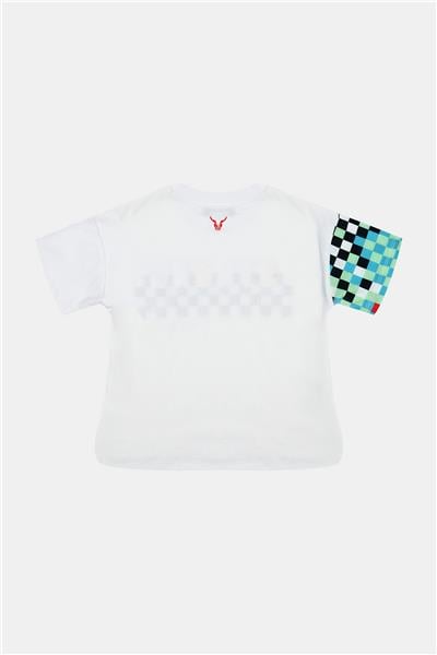 Nebbati Erkek Çocuk Beyaz Tshirt