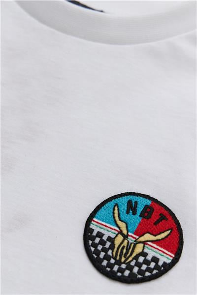 Nebbati Erkek Çocuk Beyaz Tshirt