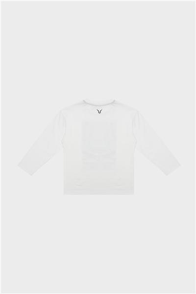 Nebbati Erkek Çocuk Beyaz Tshirt