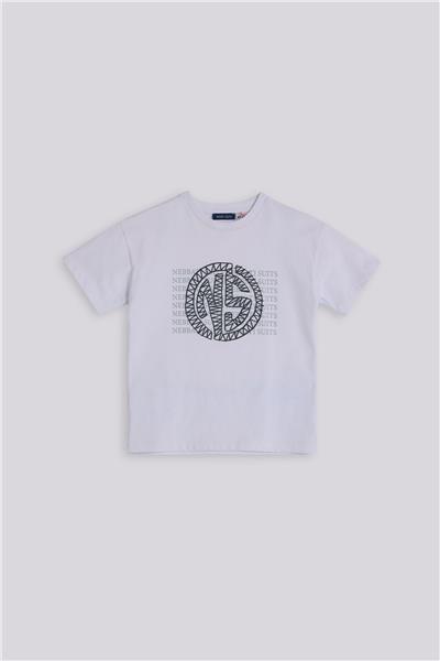 Nebbati Erkek Çocuk Beyaz TshirtNebbati Erkek Çocuk Beyaz Tshirt