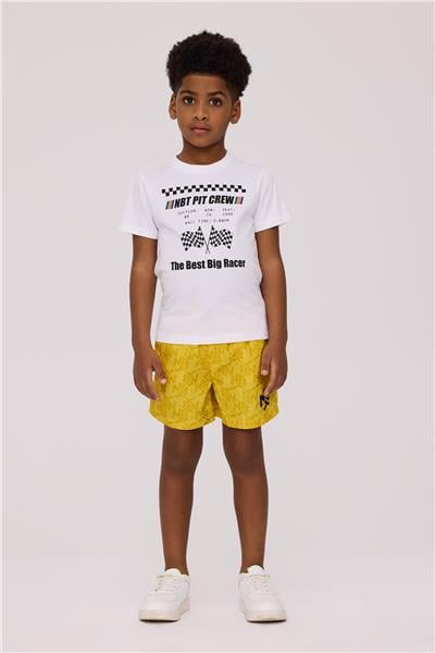 Nebbati Erkek Çocuk Beyaz TshirtNebbati Erkek Çocuk Beyaz Tshirt