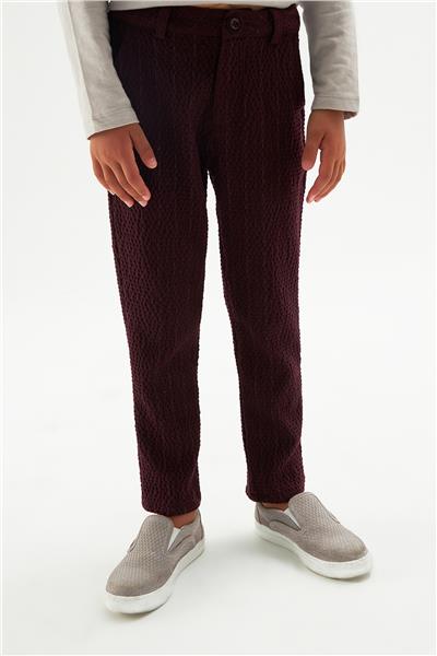 Nebbati Erkek Çocuk Bordo Pantolon