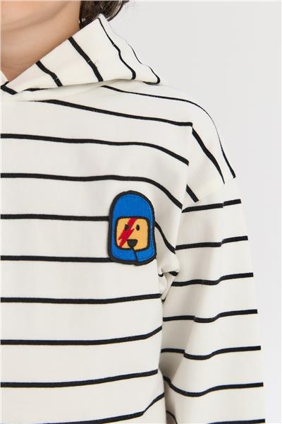 Nebbati Boys Striped SweatshirtNebbati Boys Striped Sweatshirt