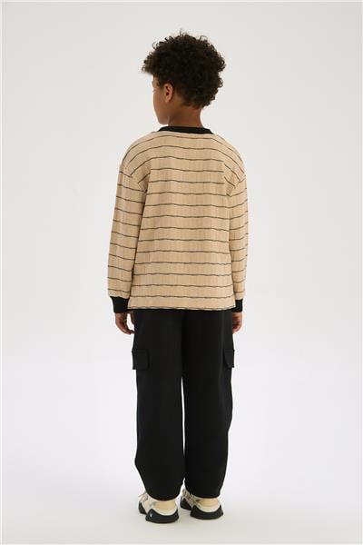 Nebbati Boys Striped SweatshirtNebbati Boys Striped Sweatshirt