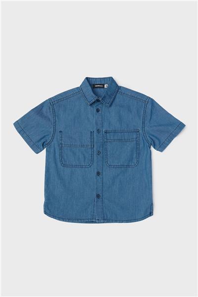 Nebbati Erkek Çocuk Denim Gömlek