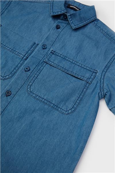 Nebbati Erkek Çocuk Denim Gömlek