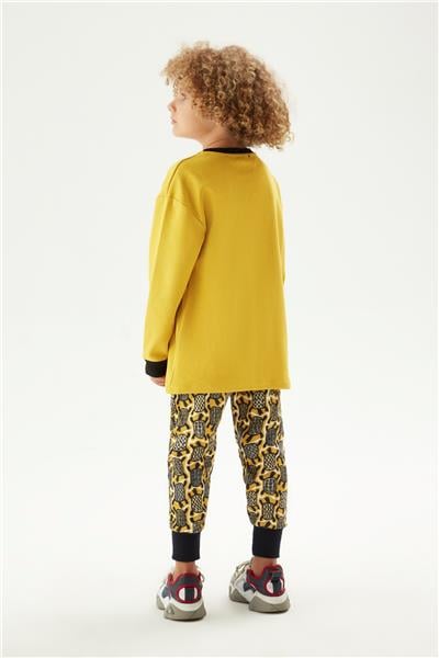 Nebbati Erkek Çocuk Desenli Pijama Takımı