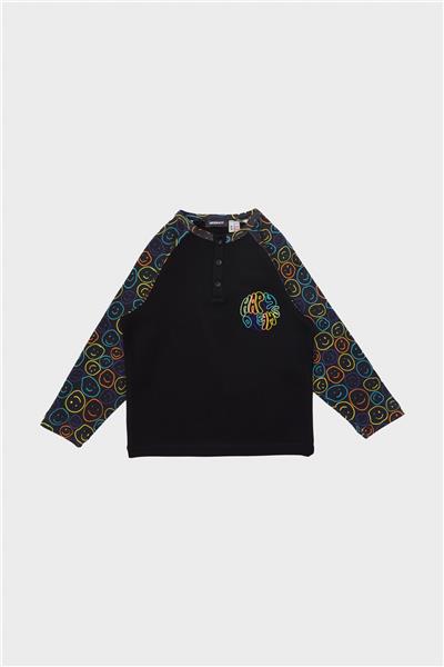 Nebbati Erkek Çocuk Desenli Pijama Takımı