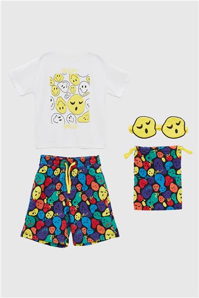 Nebbati Erkek Çocuk Desenli Pijama Takım