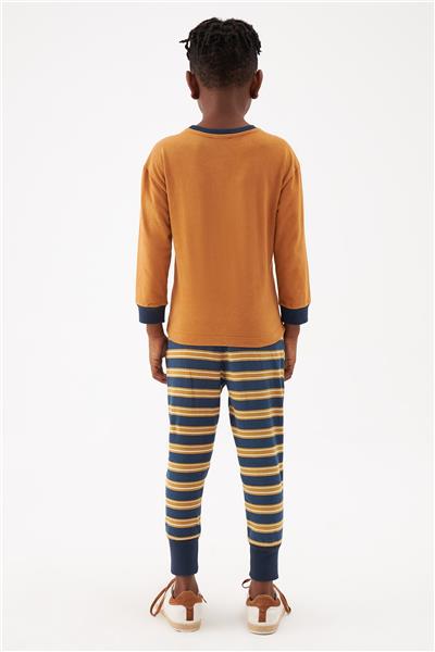Nebbati Erkek Çocuk Desenli Pijama Takımı