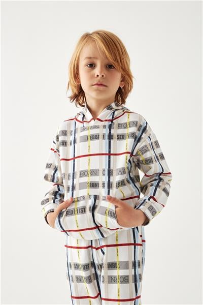 Nebbati Erkek Çocuk Desenli Sweatshirt