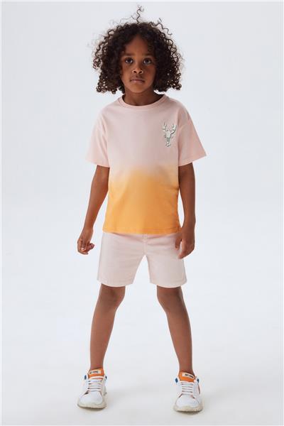 Nebbati Erkek Çocuk Desenli T-Shirt