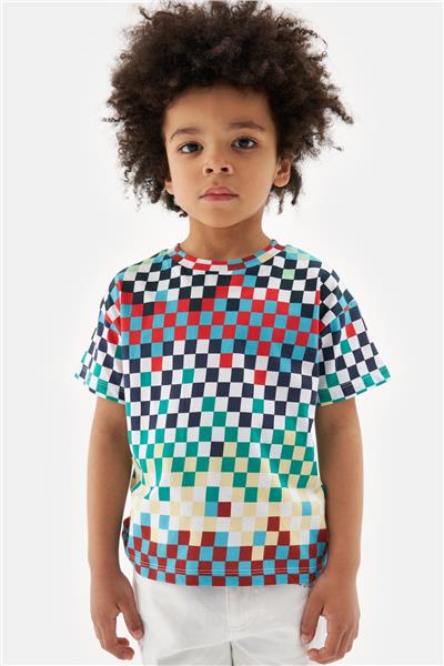 Nebbati Erkek Çocuk Desenli Tshirt