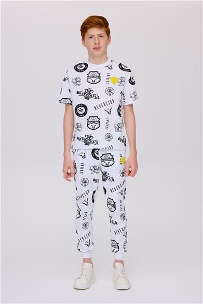 Nebbati Erkek Çocuk Desenli TshirtNebbati Erkek Çocuk Desenli Tshirt