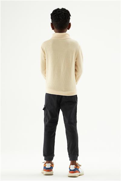 Nebbati Erkek Çocuk Ekru Sweatshirt